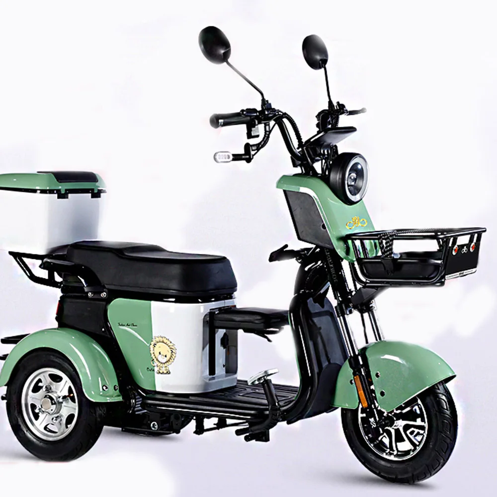 

900W 60V Electric Tricycle Household Small Scooter 10km Range15km/H