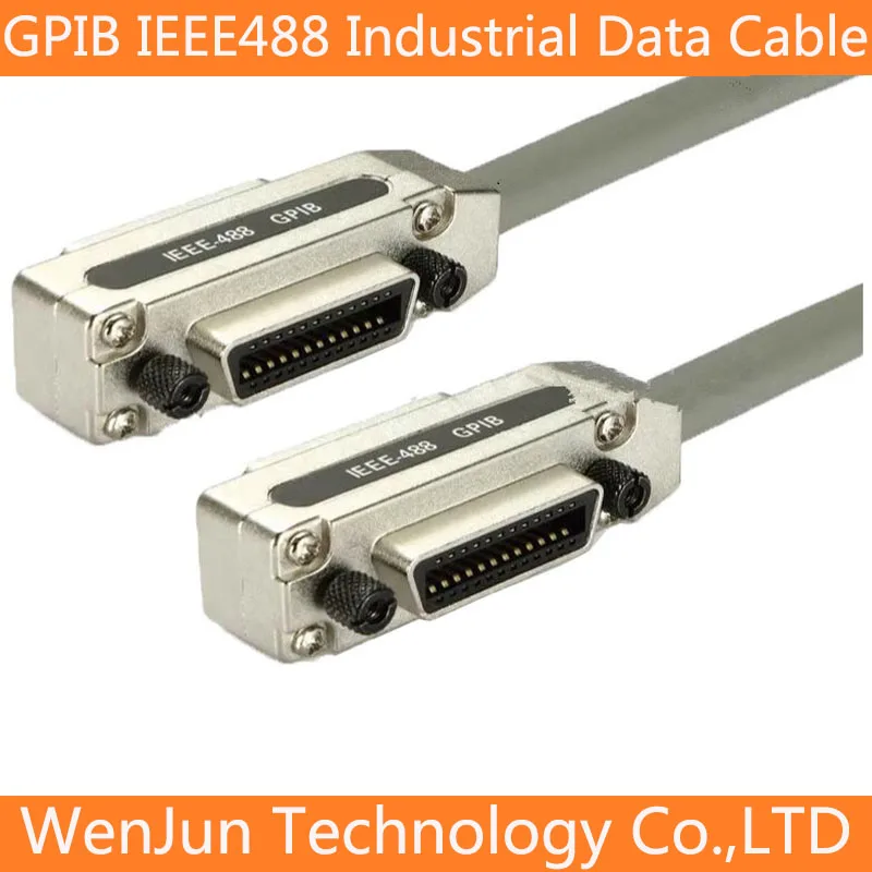 Высококачественный соединительный кабель geco IEEE488, кабель для передачи данных IEEE488, промышленное управление, шнур 0,5/1/1, 5/2/3/5/8/10/15/20 метров