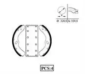 

AC0085 для подкладки заднего тормозного башмака CHAMPION K 4459