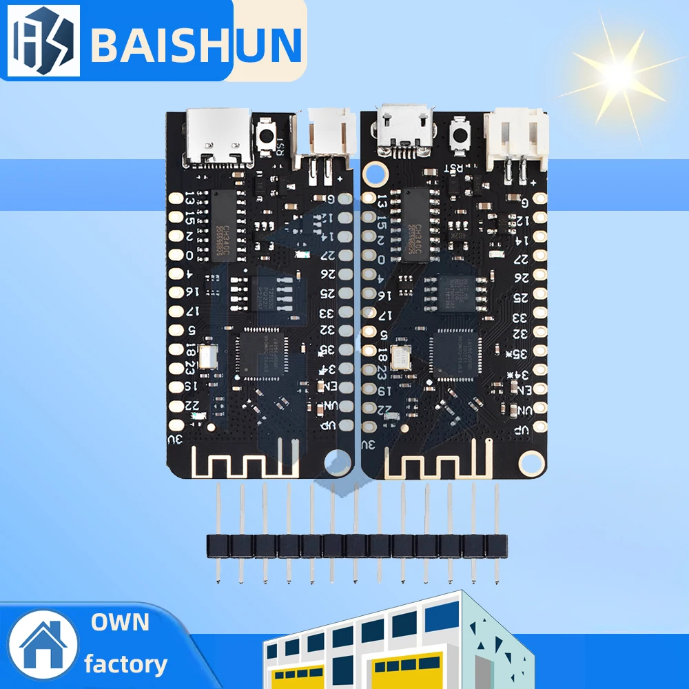 ‌ Плата разработки WEMOS Lite R1 ESP32 (Rev1) — модуль ESP32-S Wi-Fi и Bluetooth IoT с флэш-памятью 4 МБ, CH340G USB-Serial