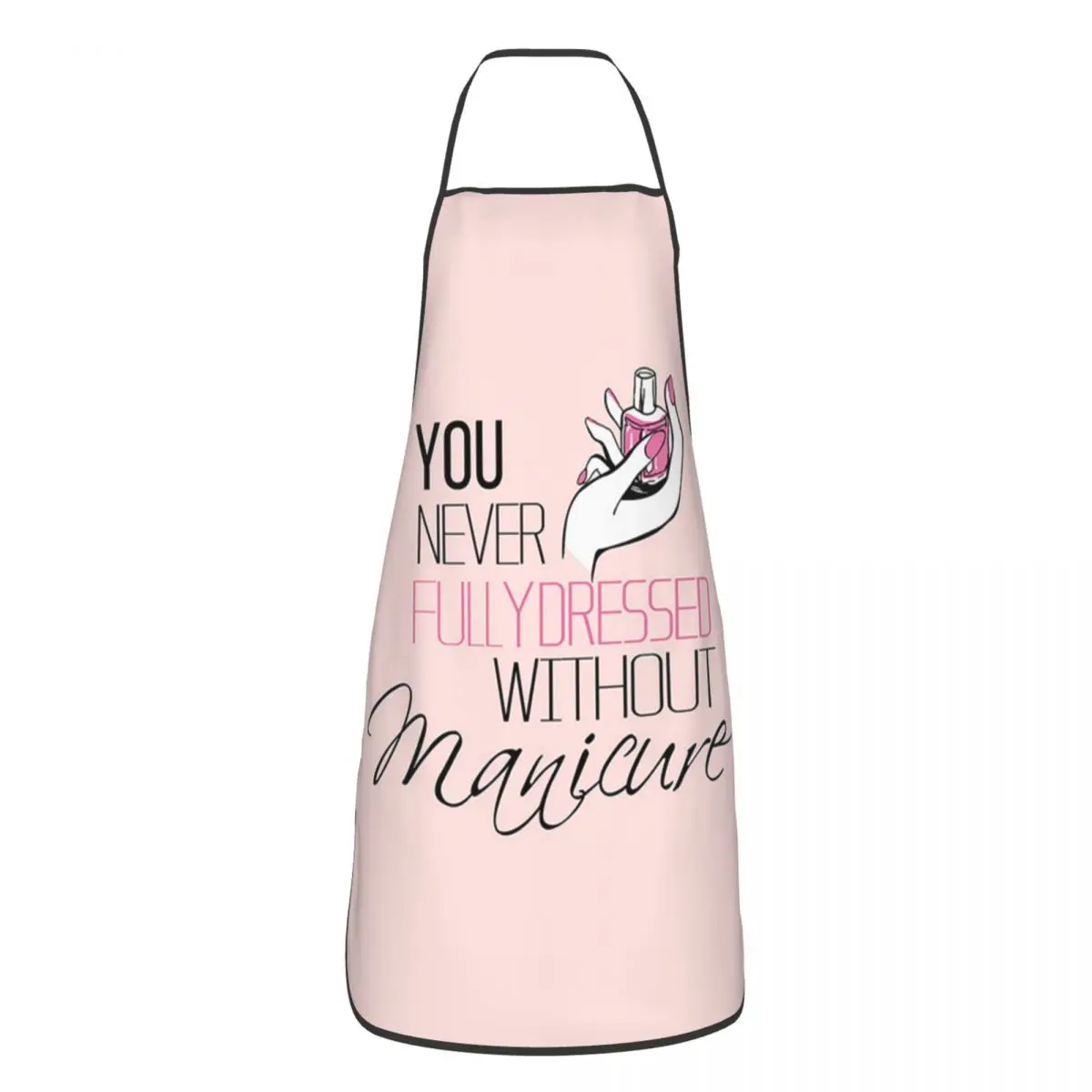 

Bib Nail Polish Quotes Aprons for Men Women Unisex Adult Chef Cooking Kitchen Manicure Manicurist Tablier Cuisine Painting