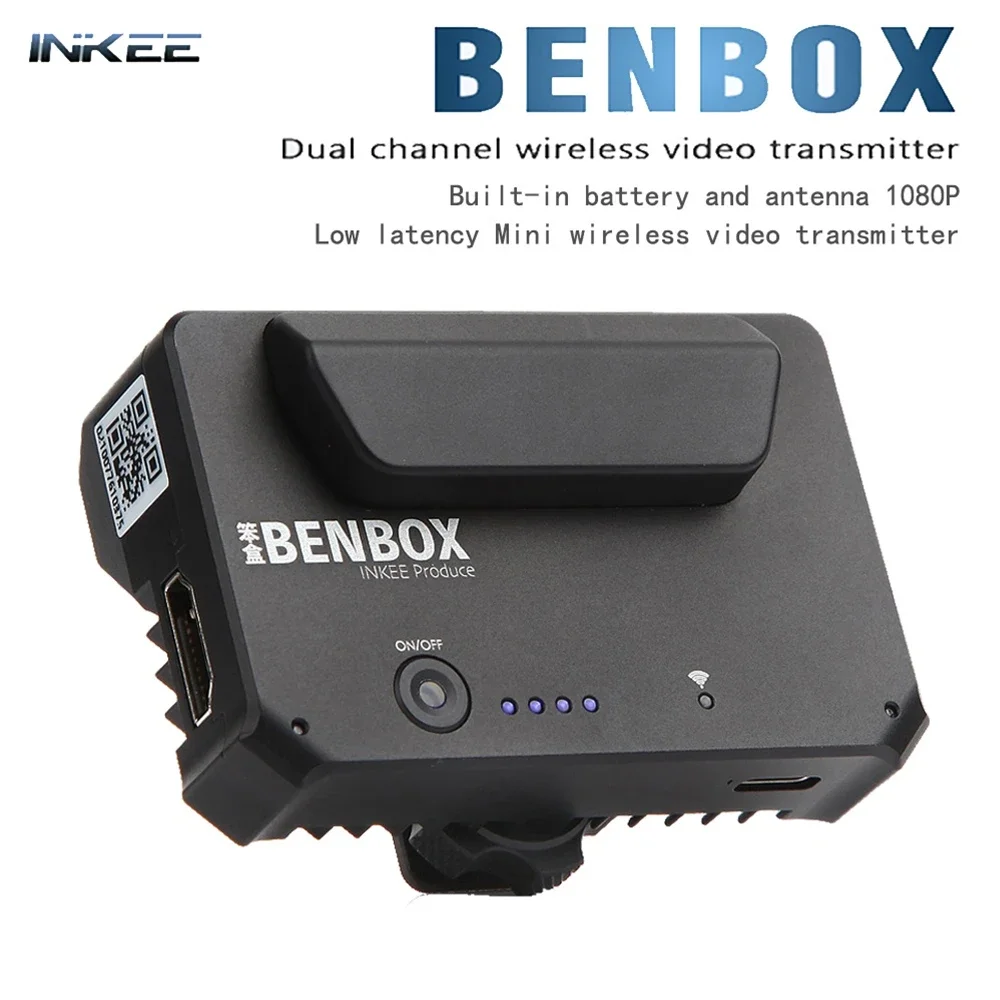 

INKEE Benbox Wireless Mini Video Transmitter 2.4G 5G Device Image 1080P HDMI-compatible WIFI Transmission For Phone DSLR Camera