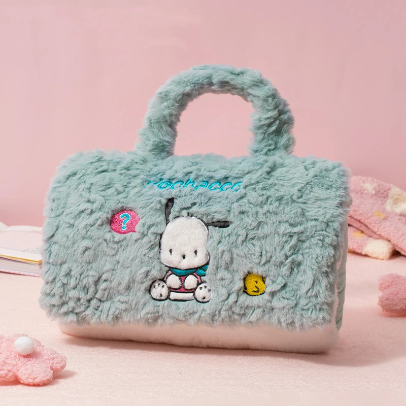 

Sanrio Kawaii Kuromi My Melody Pachacco Plush Electric Hot Water Bottles Anime Cartoons Autumn and Winter Season Warm Artifact