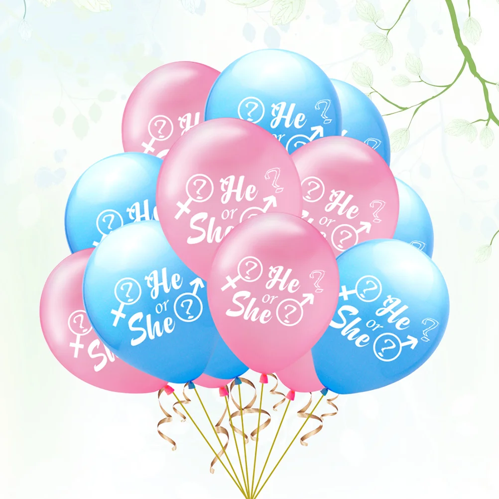 

Pcs Balloon Set Decorative Gender Disclosure or She Balloons Kit Party Supplies Party Favors for Birthday Banquet