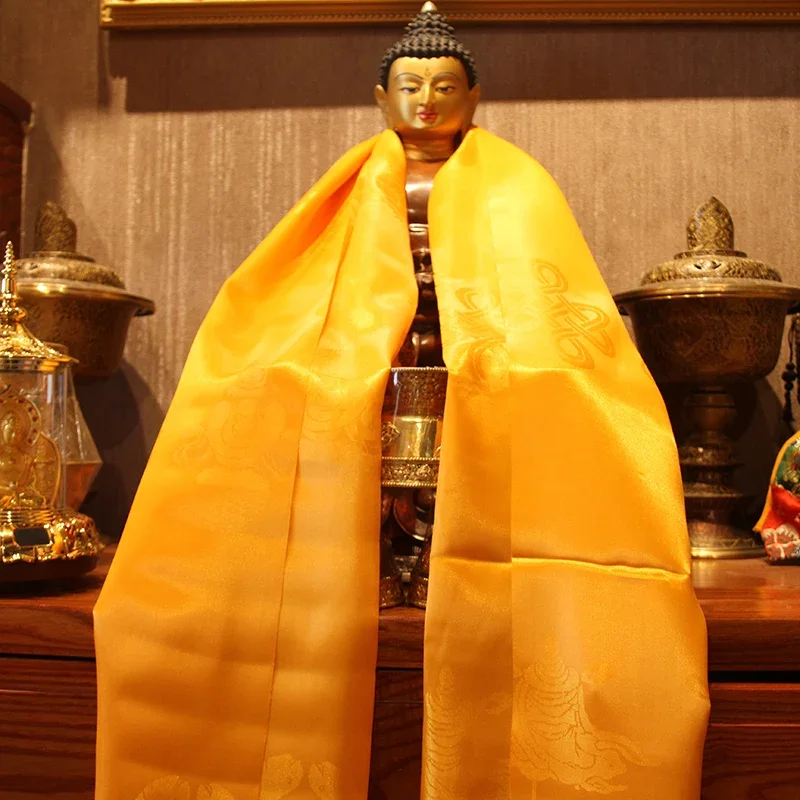 Тибетский монгольский платок 65*300 см хадаг 5 цветов шелковый шарф подарки для