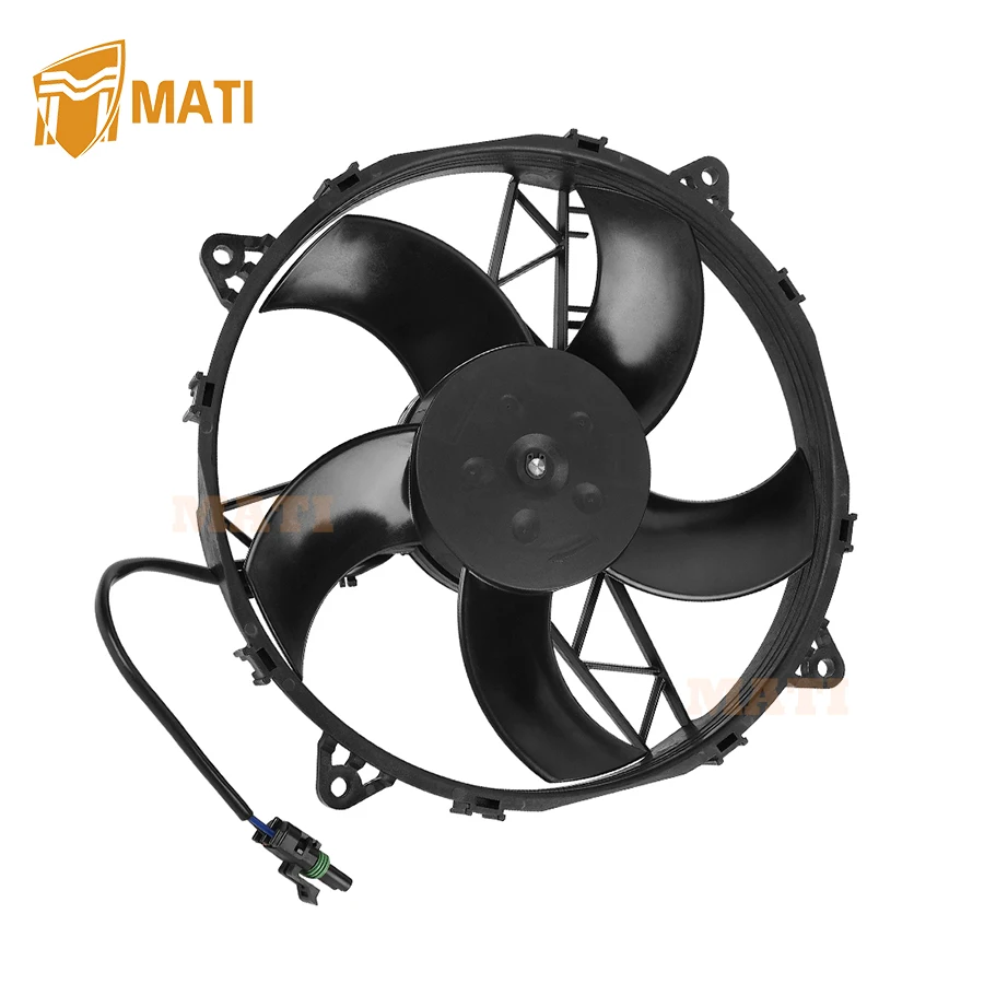 Вентилятор охлаждения радиатора в сборе с кожухом для Polaris RZR 800 570 2008-2022 Sportsman 700-EFI