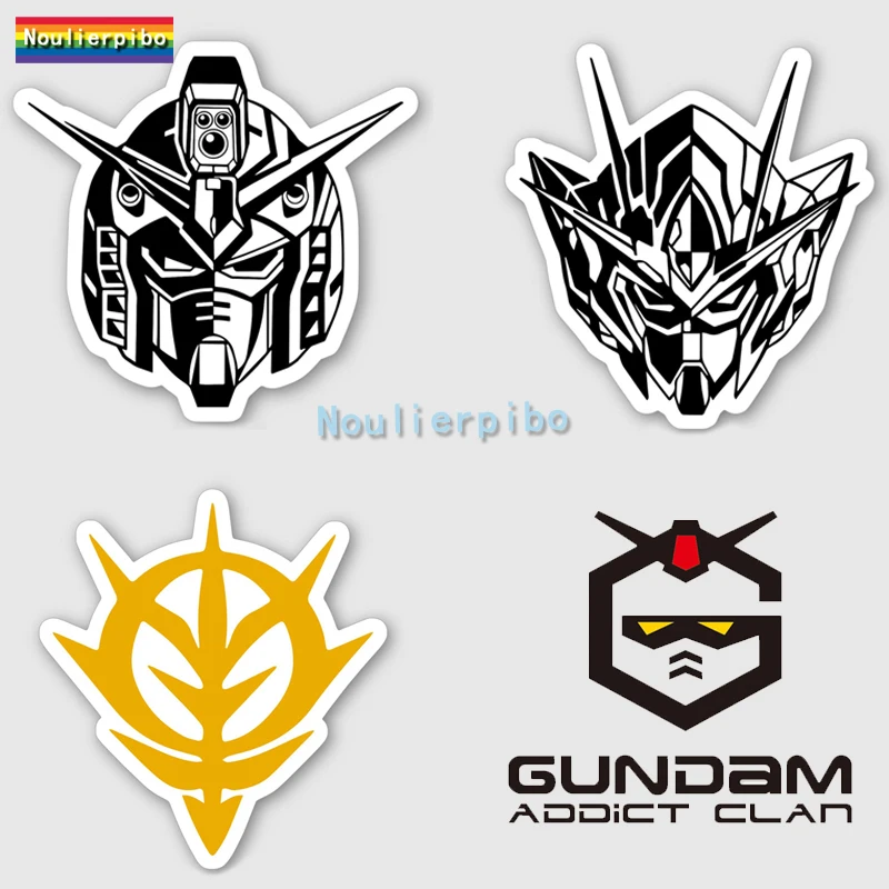 

Creative Car Stickers Mobile Suit Gundam PVC Car Bumper Window Rearview Mirror Motorcycle Helmet Laptop Mobile Phone Vinyl Decal