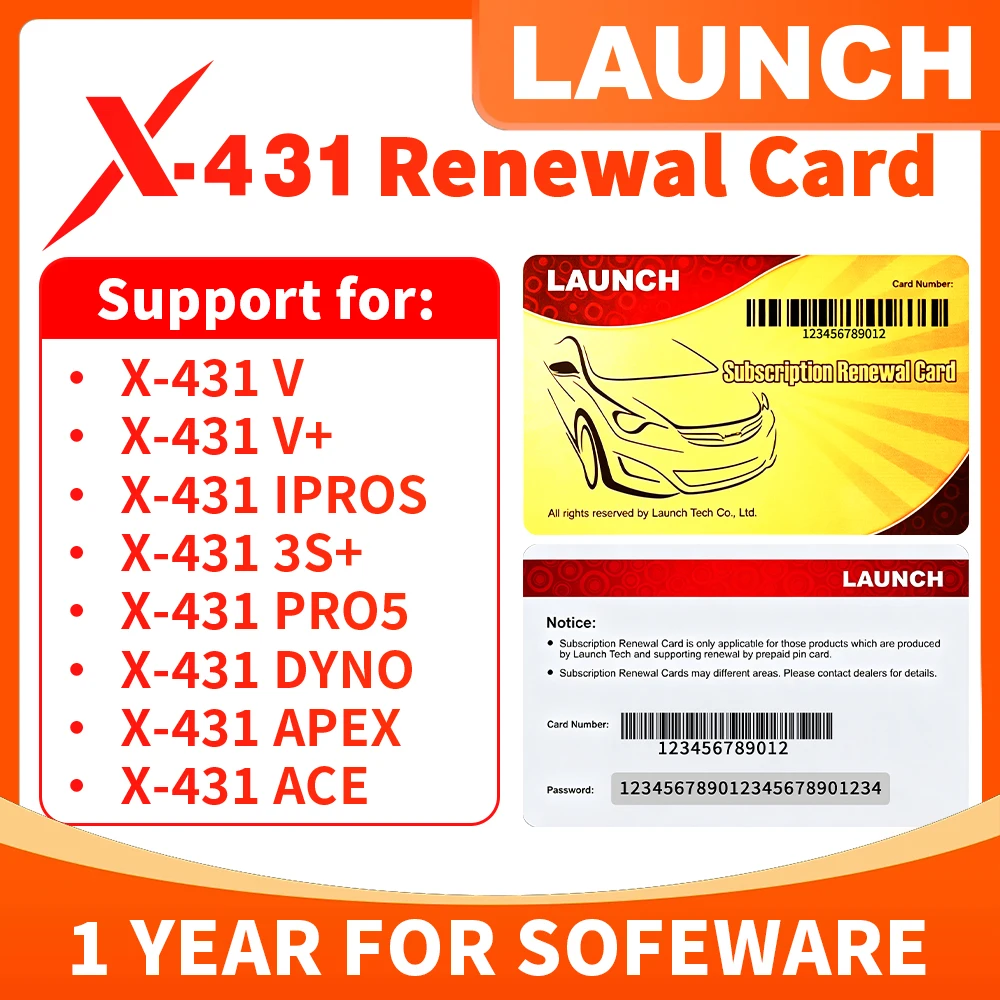 Фото Обновление ПО для диагностических приборов LAUNCH (X431 V/V+, IPROS/3S+/PRO5/DYNO/APEX/ACE) на 1 год №1