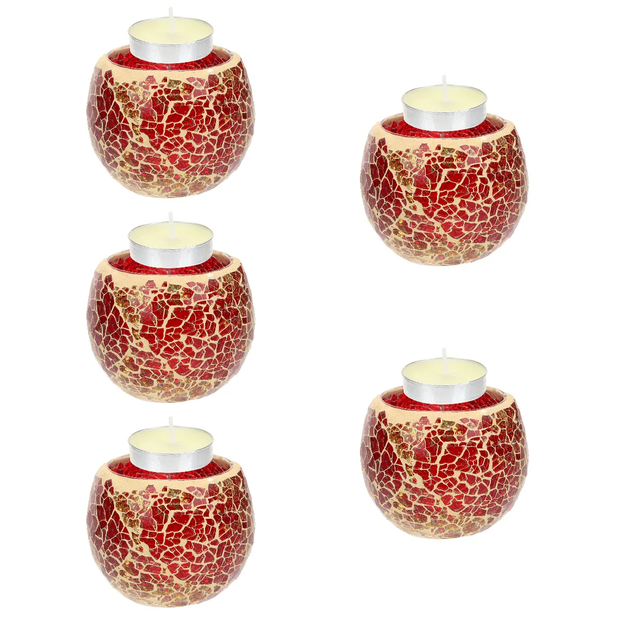 

5x Holder Holders Holders For Table Centerpiece Pillar Holder
