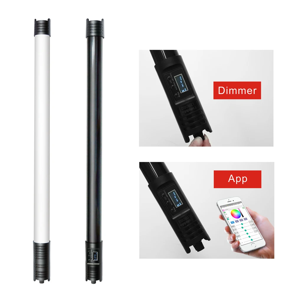 

Светодиодная лампа RGB для фотографий, ручная лампа 12 моделей для специальных эффектов, управление через приложение для телефона светодиодн...