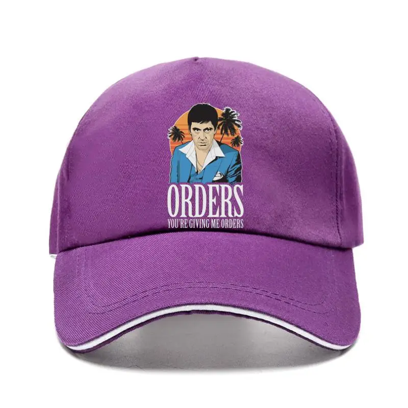 

100% Cotton Mesh printed Baseball Cap Scarface Bill Hat Youre Giving Me Orders for men