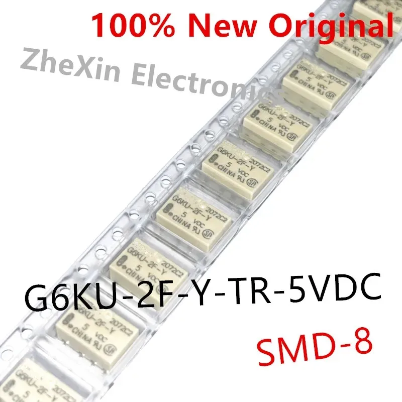 Фото 10 шт./лот G6KU-2F-Y-3VDC 、G6KU-2F-Y-4.5VDC 、G6KU-2F-Y-5VDC 、G6KU-2F-Y-12VDC Новое сигнальное реле G6KU-2F-Y-TR DC5 DC12 №3