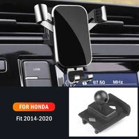 car mobile phone holder special air vent mounts gps stand gravity navigation bracket for honda fit 2014 15 16 17 18 19 2020