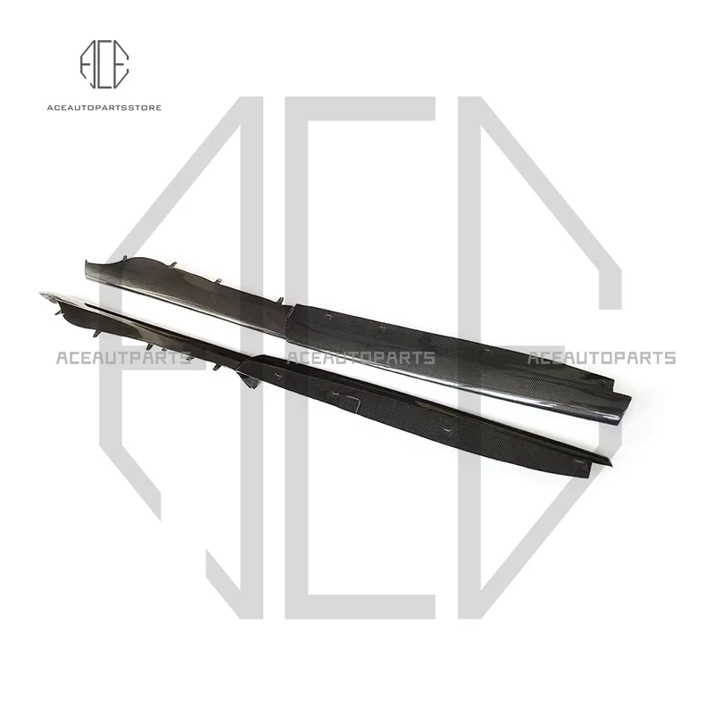 4 шт./комплект удлинители для боковых юбки McLaren 540C 570s 570gt 2016-2021 из сухого