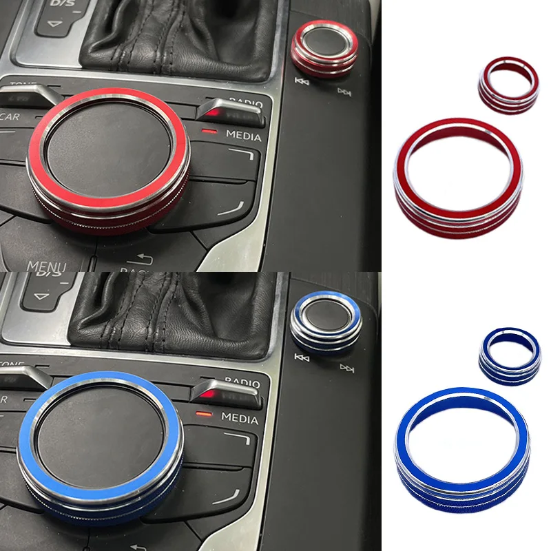 Внутренняя крышка кнопки автомобиля мультимедийная ручка кольцо отделка