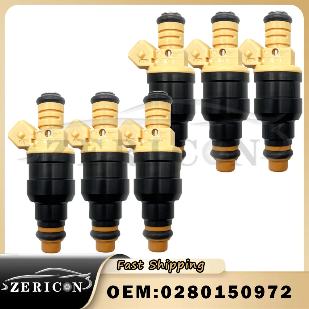 

6pcs 0280150972 NEW Fuel Injector Nozzle For Ford RANGER / EXPLORER 4.0 V6 1993-1993 For MAZDA B400 4.0L Car Engine High Quality