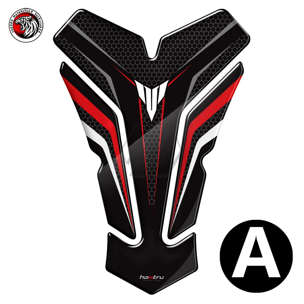 

3D Motorcycle Tank Pad Protector Fit for Yamaha MT01 MT03 MT07 MT10 MT15 Tankpad