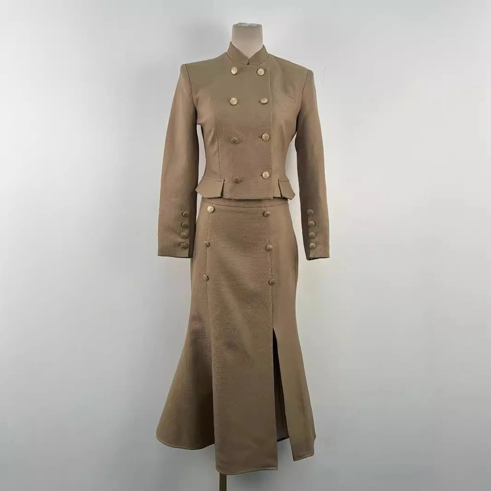 Женский комплект из двух предметов TWOTWINSTYLE элегантный однотонный жакет с