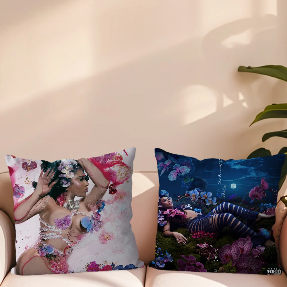 Singer K-Kali U-Uchis O-Orquideas наволочка для гостиной акцент диван поддержка спины