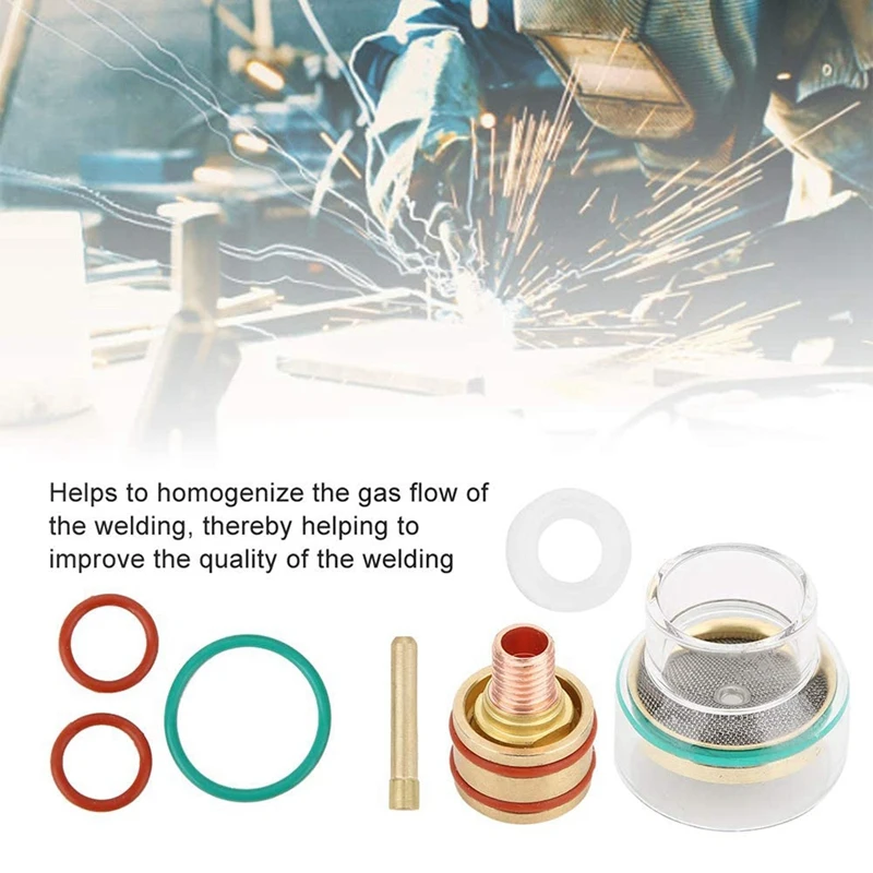 Комплект расходных материалов для газа TIG сварочная горелка с белым пластиковым