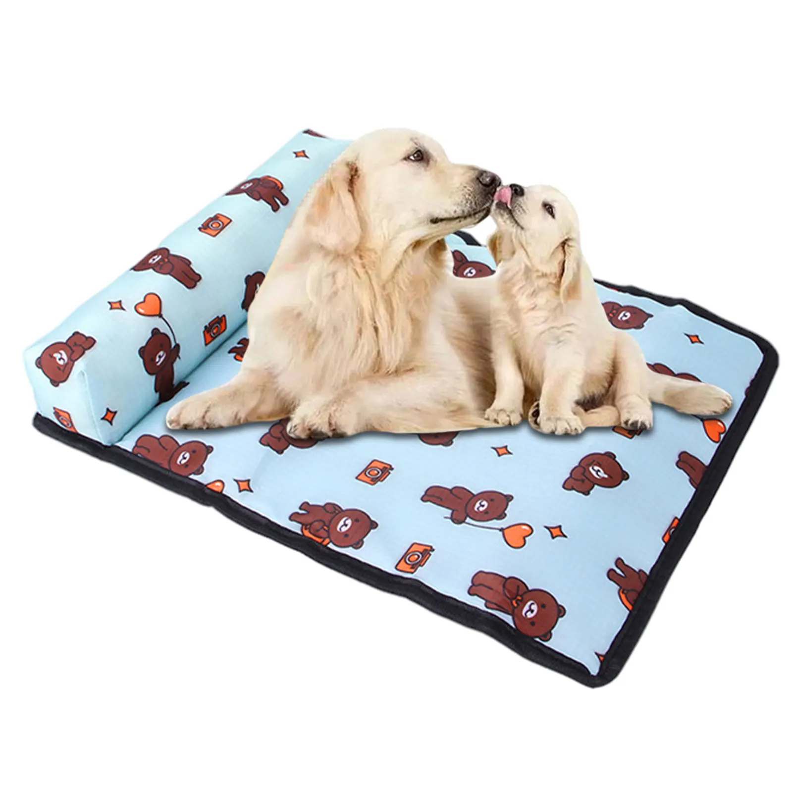 

Cute Dog Cooling Mat Straw Pet Cooling Mats For Small Cat Dog Summer Puppy Cooling Mats Foldable Pet Pads For Medium Small Dogs