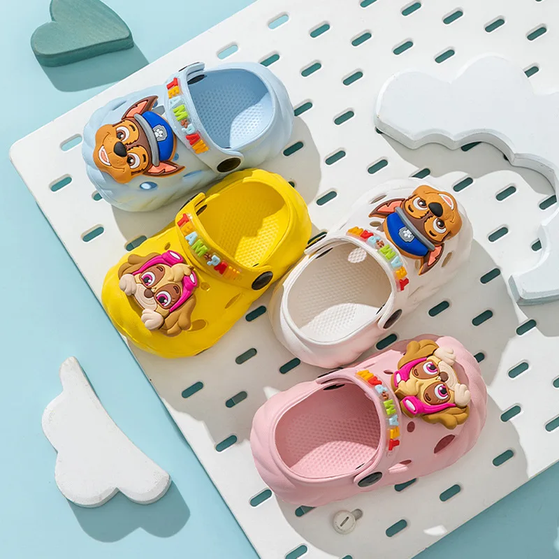 Детские тапочки Щенячий патруль с мультяшным анимационным дизайном резиновый