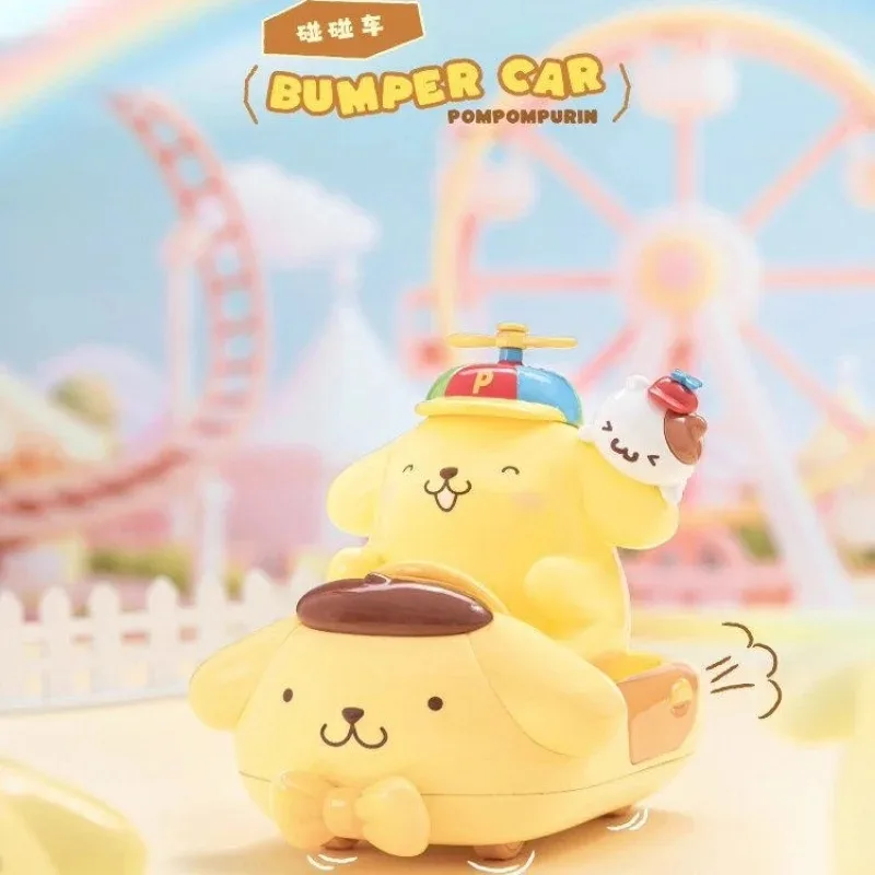 Фото TOPTOY Оригинальная коллекционная фигурка Sanrio Pompompurin из серии «Парк развлечений» в слепой коробке, милая настольная декорация, подарок на день рождения и игрушка №2