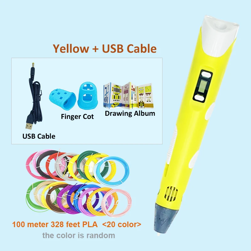 Набор для рисования 3D ручкой ручка комбинированного принтера сделай сам