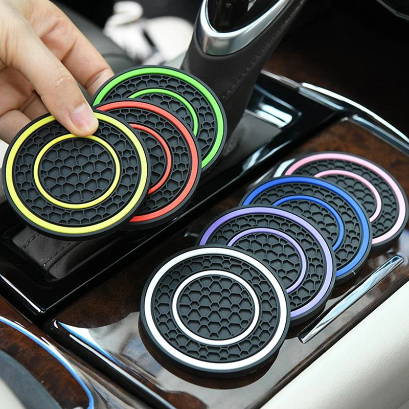 Автомобильный держатель для стакана с сотовой текстурой встроенный