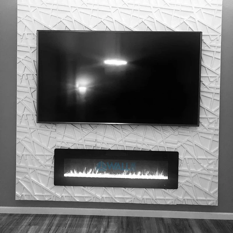 12 шт. 50 см 3D настенная панель геометрические линии наклейка на стену обои