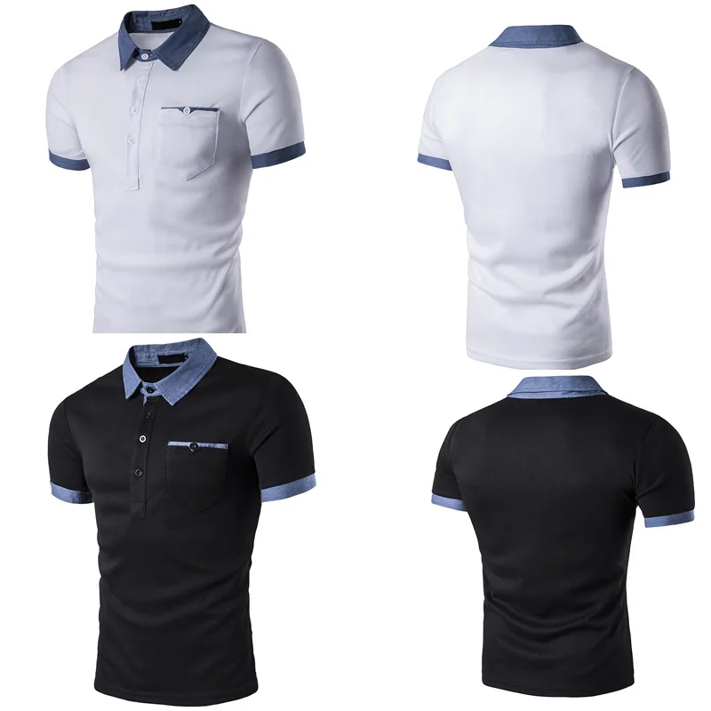 

Polo Shirts for Men Summer Pocket Short Sleeve Golf Men's Shirt Lapel Tops Casual Loose Trend Good Quality Tees Hommes Clothing