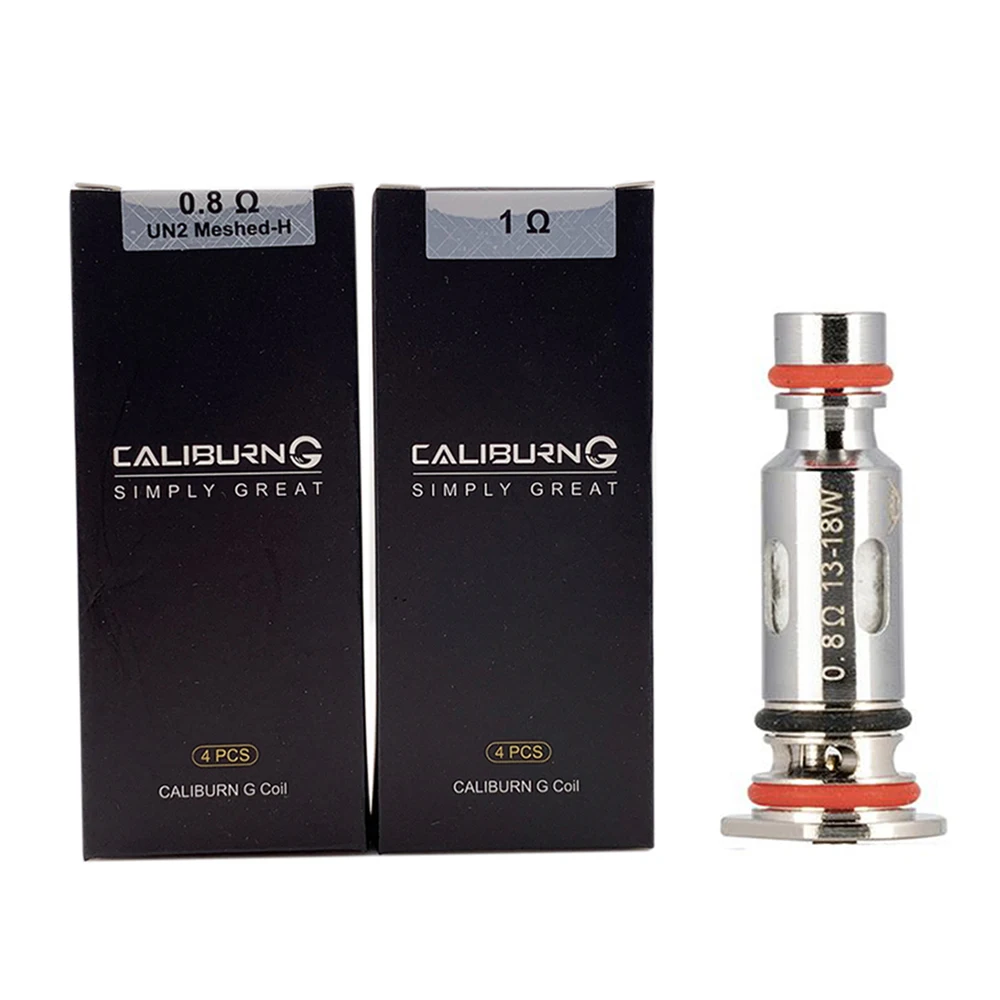 

Caliburn G Coil 0.8ohm 1.0ohm UN2 Replacement Mesh Coils for Caliburn KOKO Prime G System Cartridge