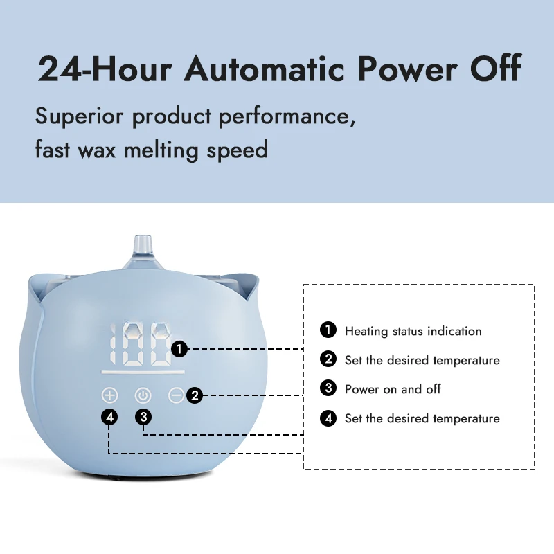 Быстрая доставка 450 мл Мини Портативный депиляционный обогреватель