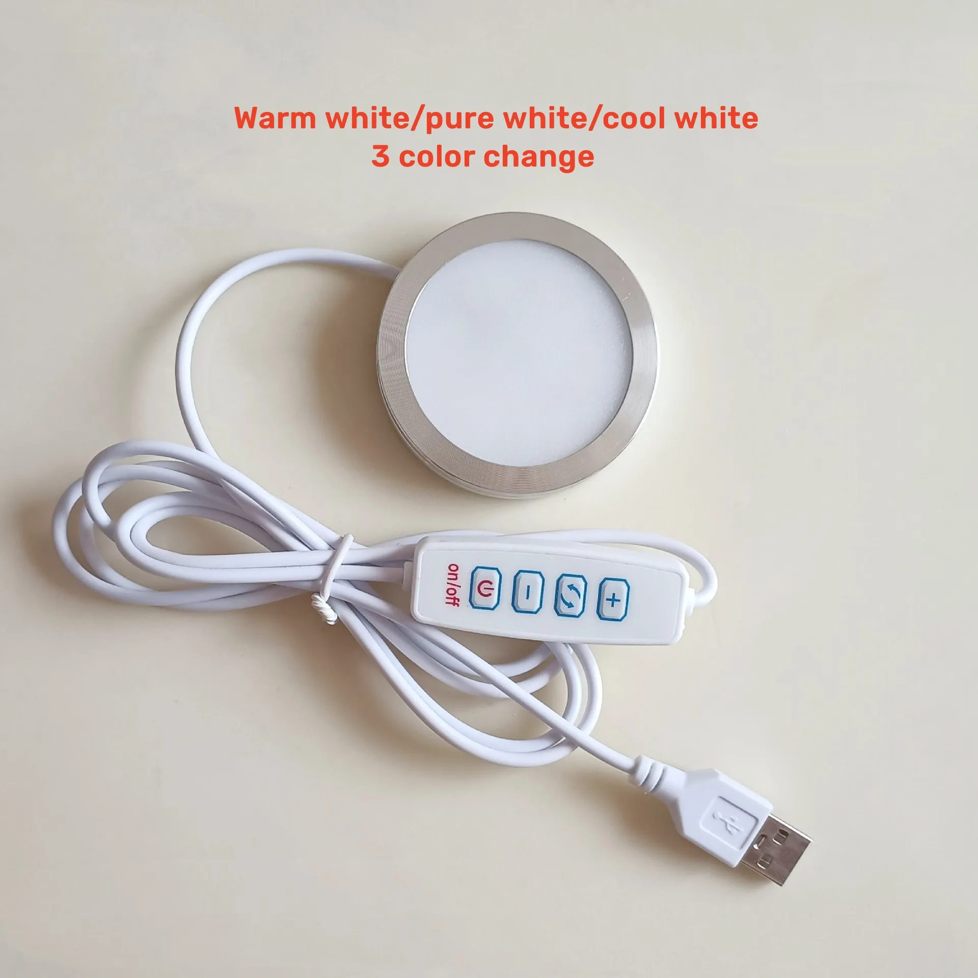 3 цвета сменный USB светодиодный мини-панельный светильник с регулируемой