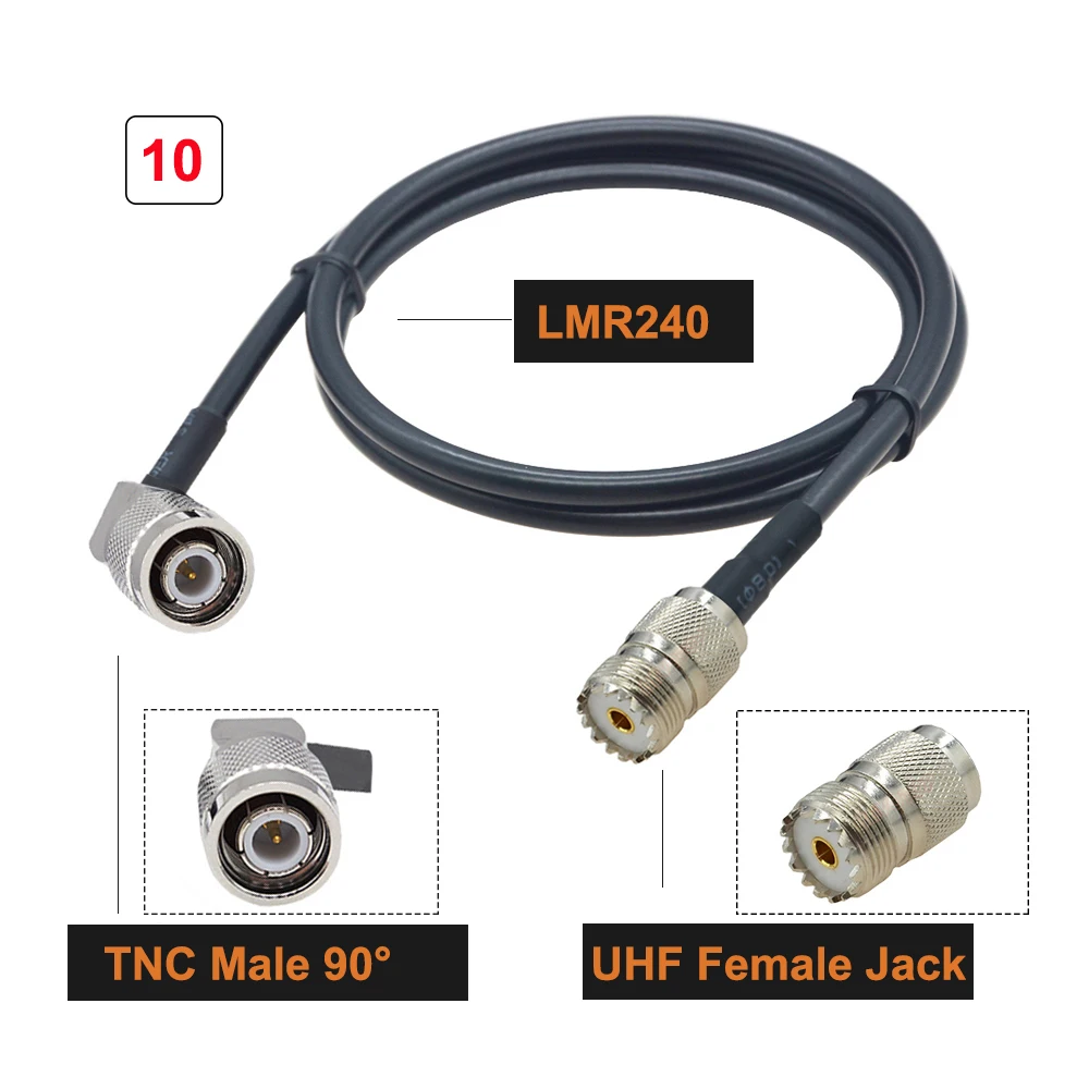 

Коаксиальный кабель BEVOTOP LMR240 TNC-UHF 50 Ом