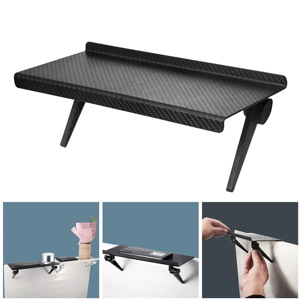 

1×Adjustable TV Screen Top Storage Shelf Computer Monitor Organizer Bracket For Office Home Top Shelves Rectangle Rack Holder
