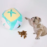 pet dog toy interactive treat cube toys sniffing ball training puzzle food dispenser sniffing toy for slow feeding pet supplies