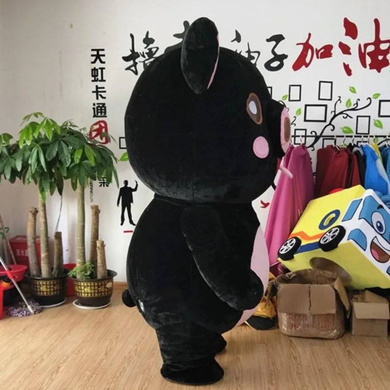 Надувной поросенок мультфильм люди носить рекламные талисман Хэллоуин