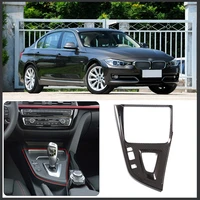 for bmw 3 series 2013 2015 car styling center control gear box sticker abs car interior modification accessories lhd