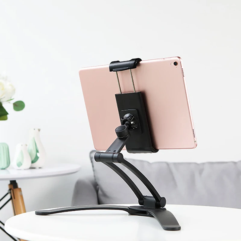 Алюминиевый Настольный держатель для планшета и телефона Складная регулируемая