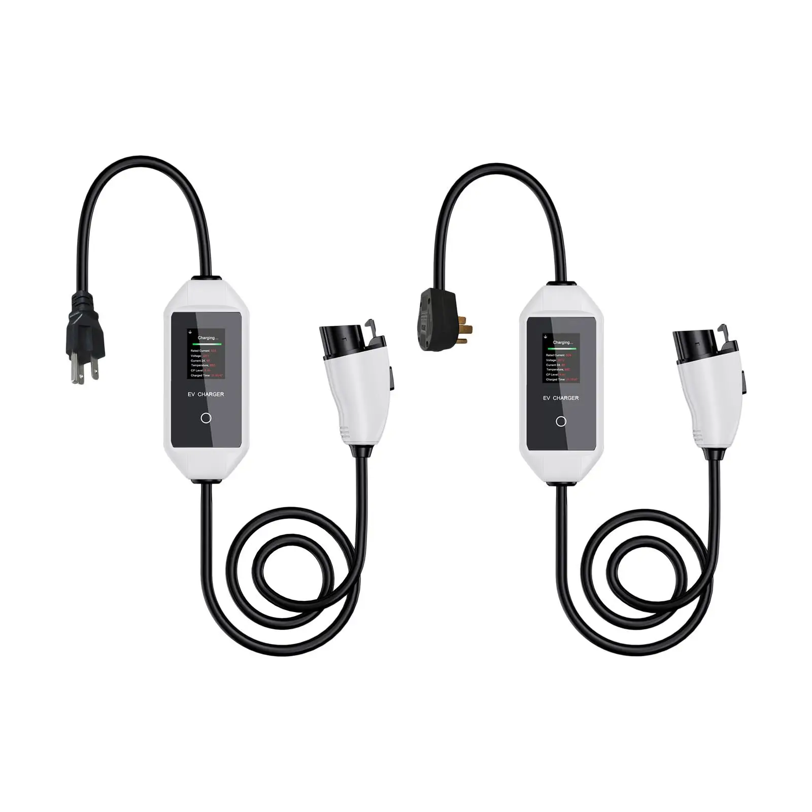 

Type 1 with LED Display Screen Universal Vehicle Charger