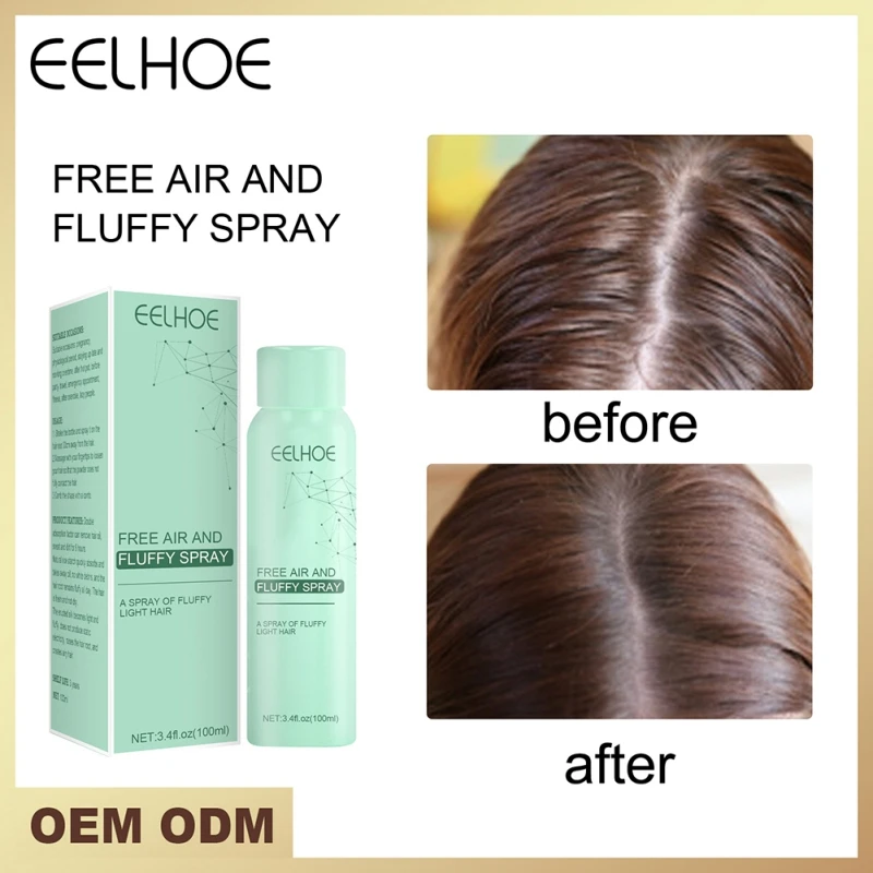 Free Air Fluffy Oil Control Absorbing Root Lifting Light Dark Tone Hair Treatment Refresh No Water Style