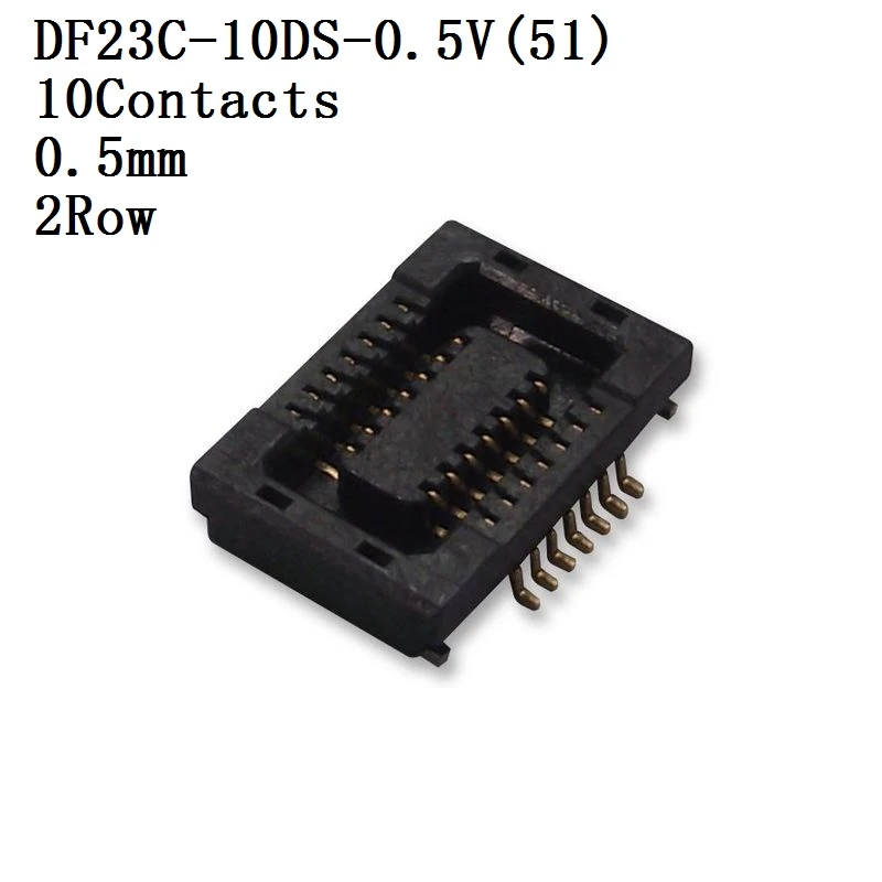 

HIROSE-коннектор DF23C-10DS-0.5V, разъем, 0,5 мм, 2 ряда, разъем 20 единиц/лот