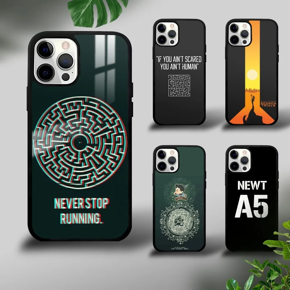 The M-Maze R-Runner Phone Case For iPhone 16 15 14 13 12 11 Pro Xs Max Mini Plus Celulares Hard Funda Dropshipping
