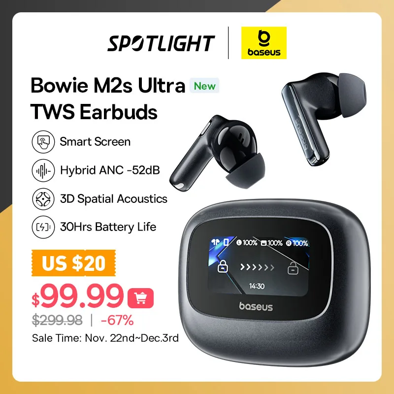 Беспроводные наушники Baseus Bowie M2s