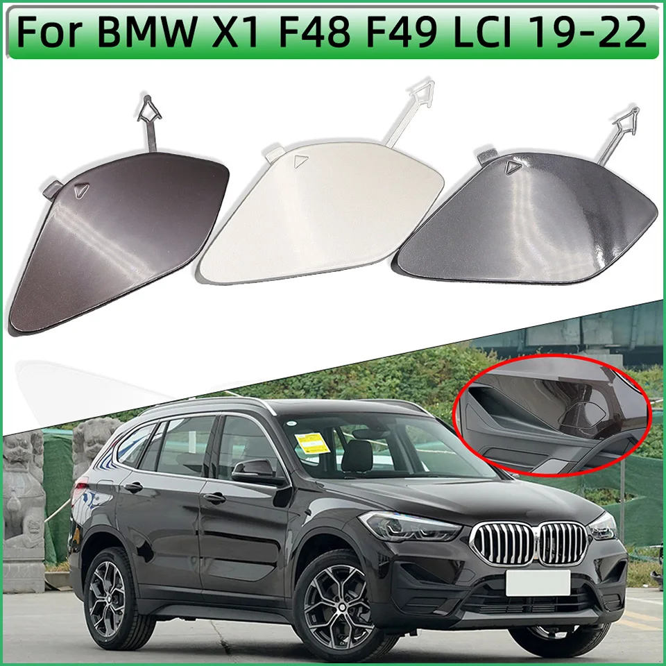 

Car Front Bumper Tow Hook Cover Towing Eye Cap For BMW X1 F48 F49 LCI 2019 2020 2021 2022 Hight Quality Paitend OEM:51119451693