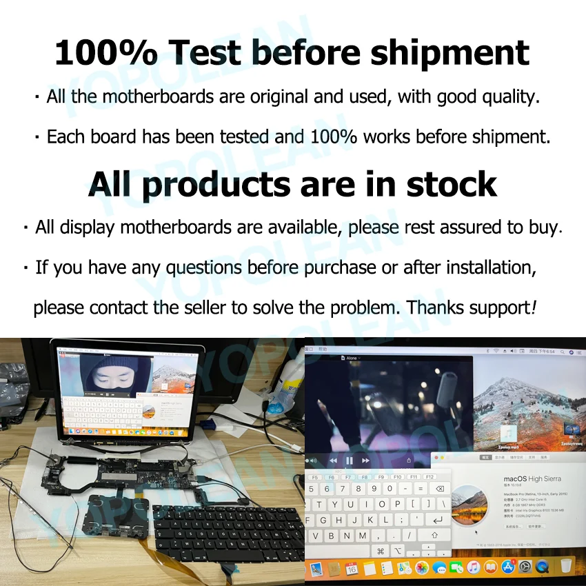 Оригинальная материнская плата A1502 i5 i7 для Macbook Pro Retina 13 &quotA1502 логическая 820-3536-A 2013