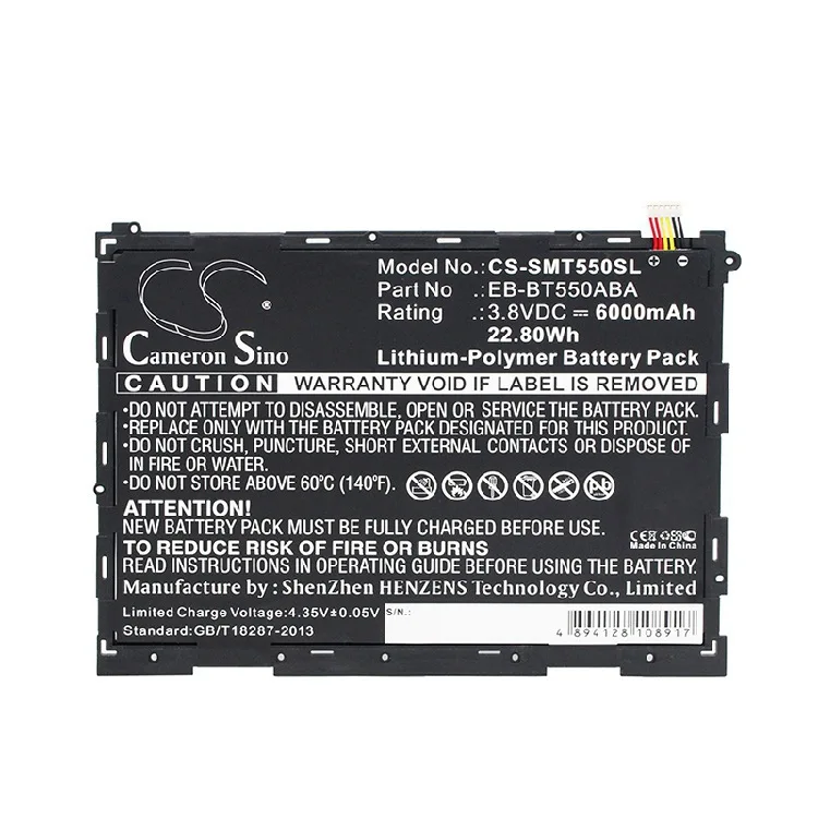 

Same Sam sung SM-P555Y SMSUNG SM-P555Y SM-T550 SM-T555 Tablet Battery