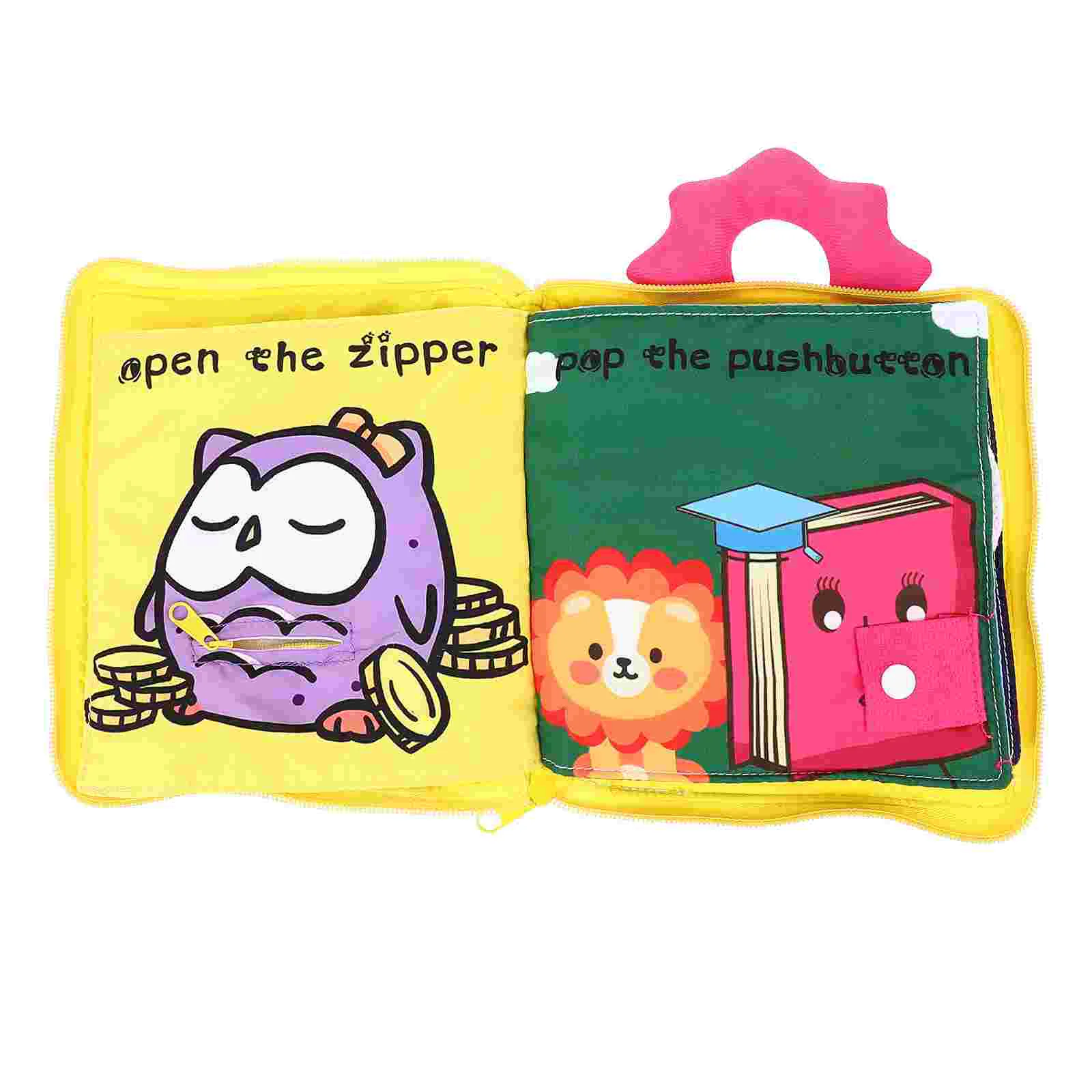 

Book Cloth Kids Toys Books Fabric Soft Montessori Basic Crinkle Contrast Toy Learning High Common Knowledge Skills Educational