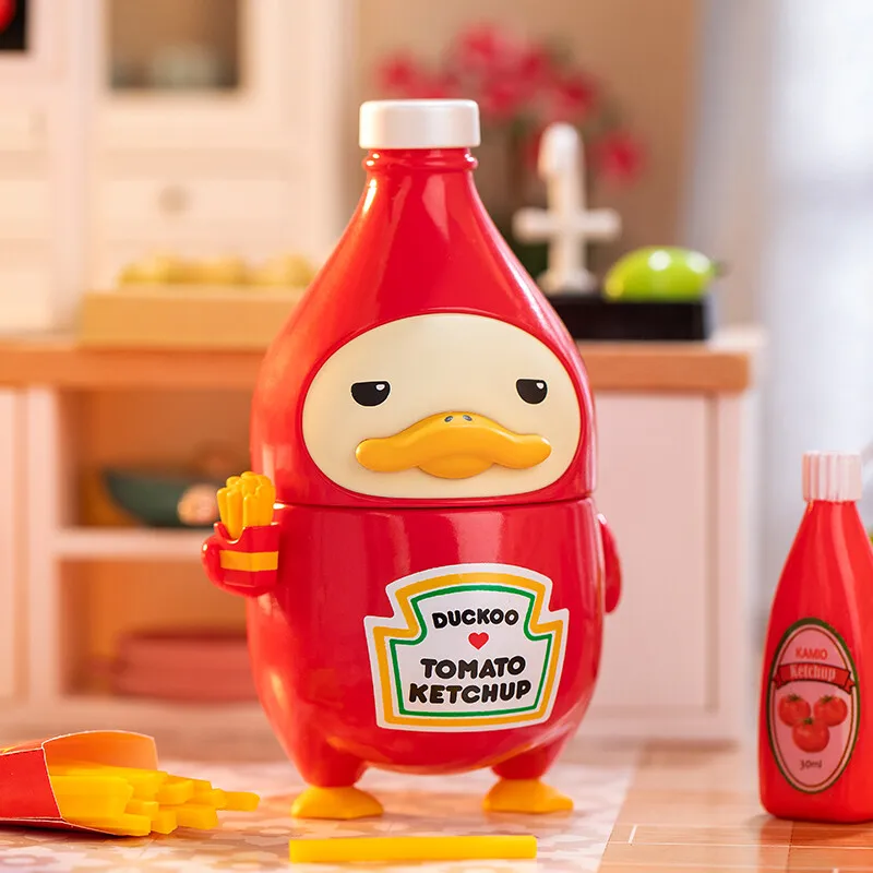 

Duckoo на кухне, коллекционная игрушка, Стильная Милая аниме-фигурка, Подарочная коробка-сюрприз для взрослых и детей